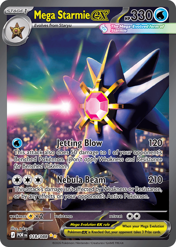 Mega Starmie ex 1