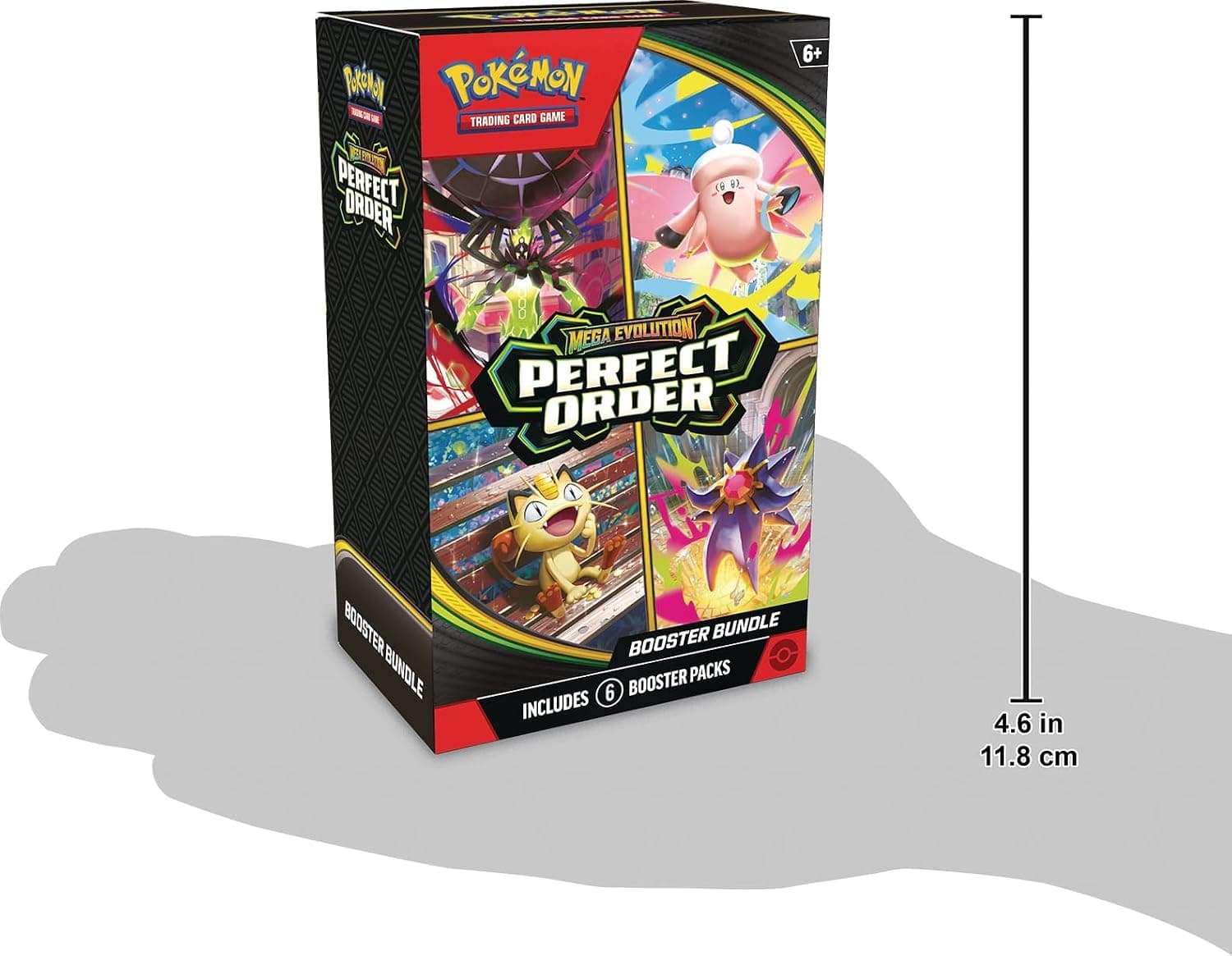 Pokémon TCG: Mega Evolution-Perfect Order Booster Bundle (6 Packs) - INGLÉS 3