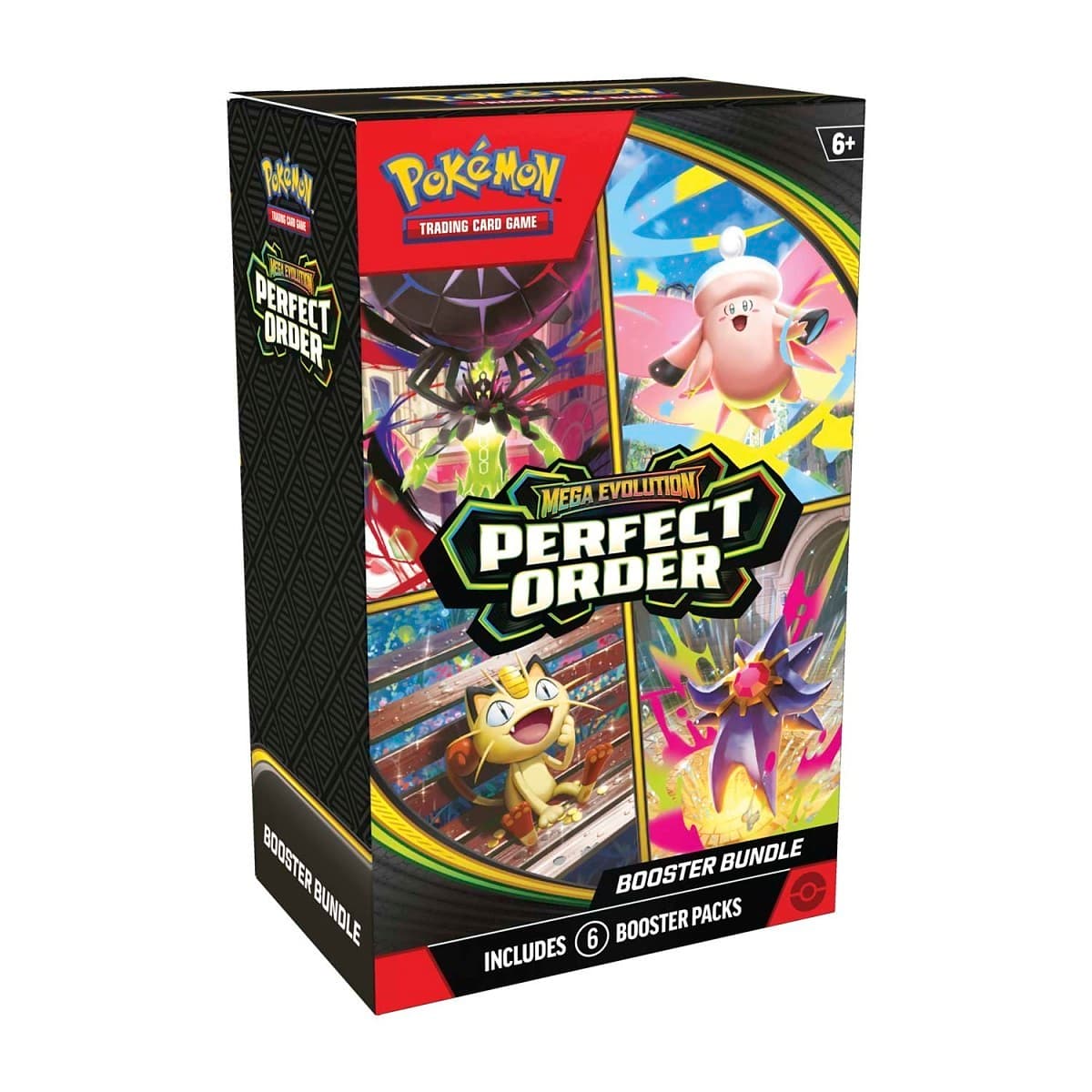Pokémon TCG: Mega Evolution-Perfect Order Booster Bundle (6 Packs) - INGLÉS
